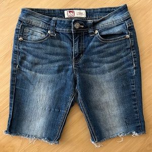 🎄 LEI SOPHIA HIPSTER BERMUDA JEAN SHORTS SIZE 5